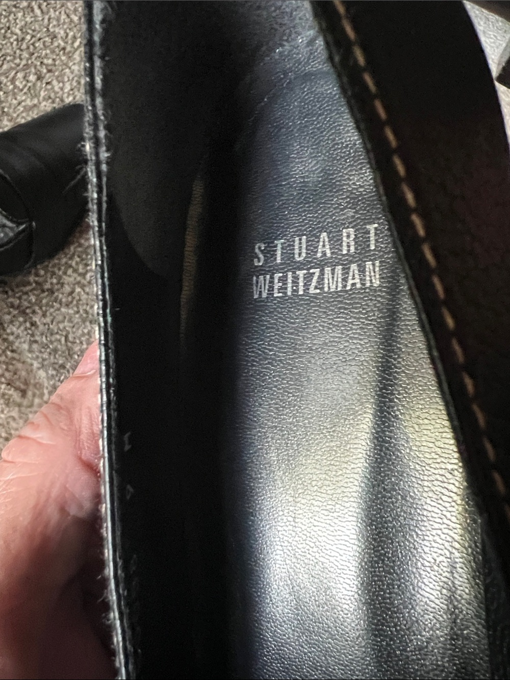 Stuart Weitzman Black Buckle Loafers - 9 - Picture 9 of 10